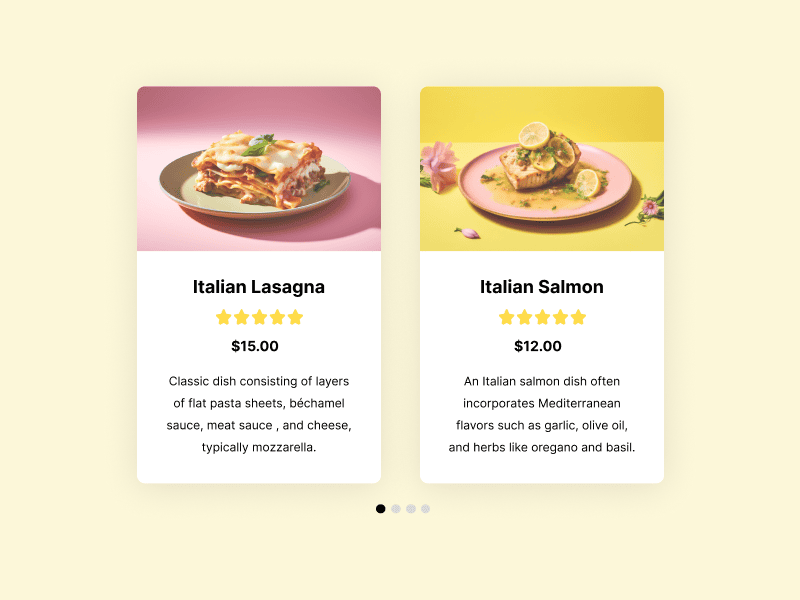 uc menu item carousel